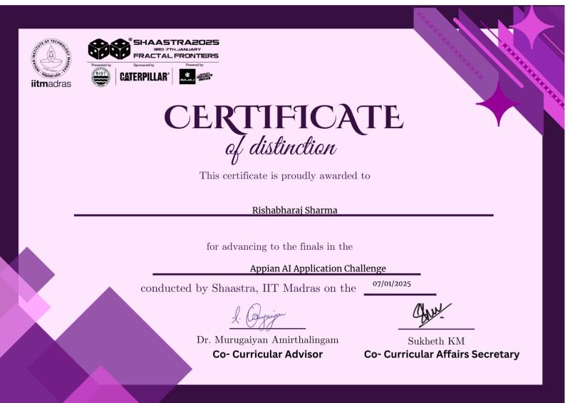 Machine Learning Certificate